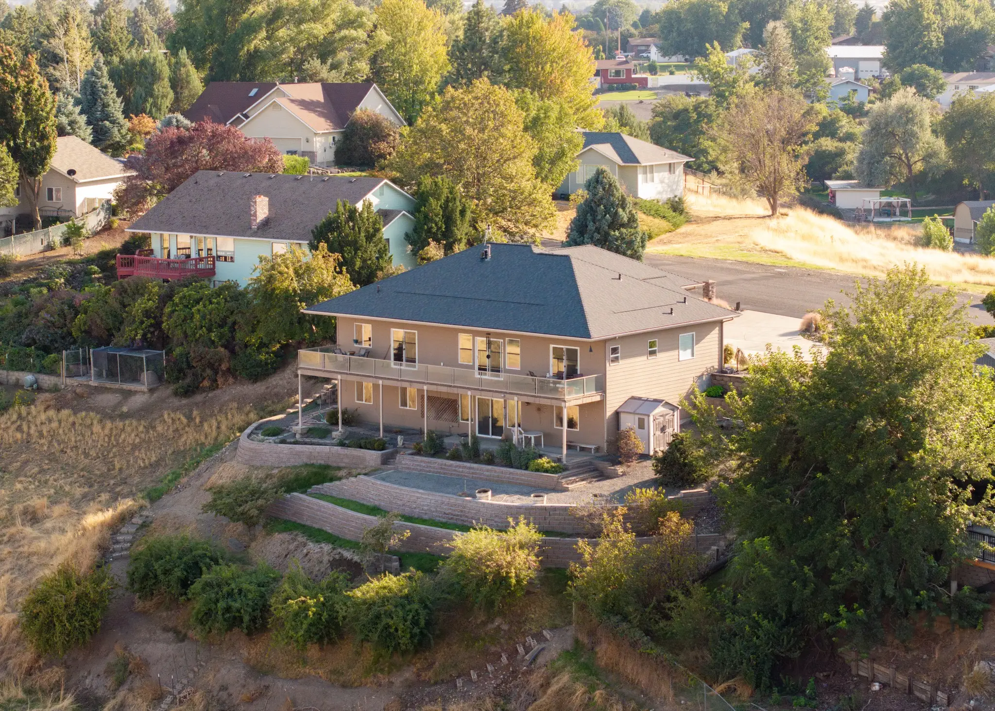 Drone real estate photography on the Palouse